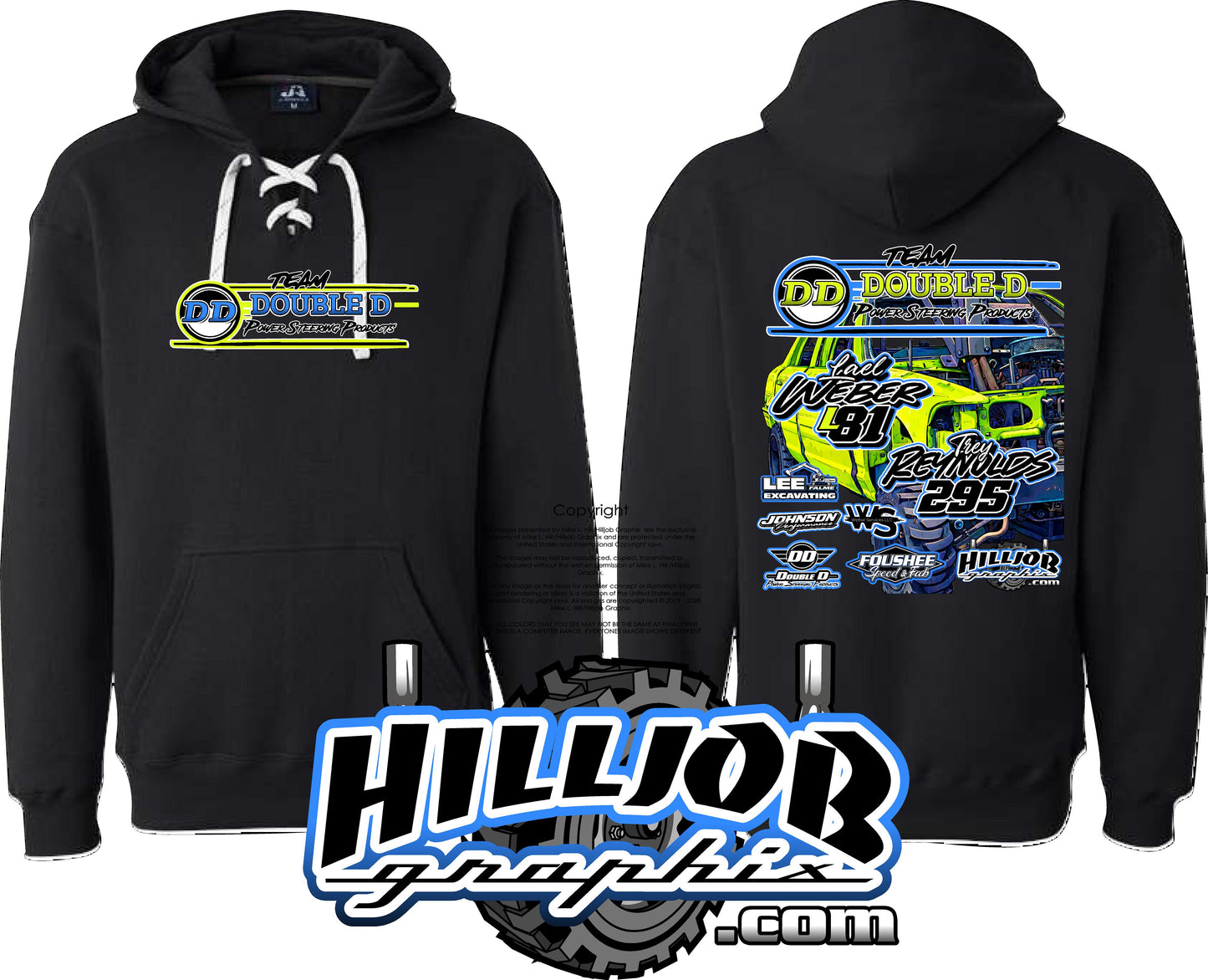 #351 Team Double D Hockey Hoodie