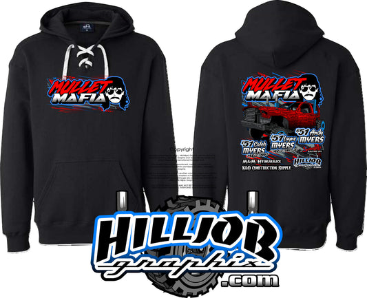 #381 Mullet Mafia Hockey Hoodie