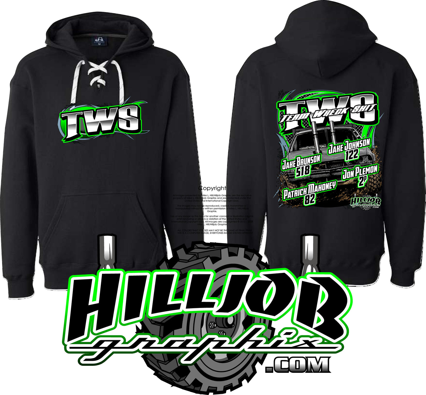 #425 Team TWS Hockey Hoodie