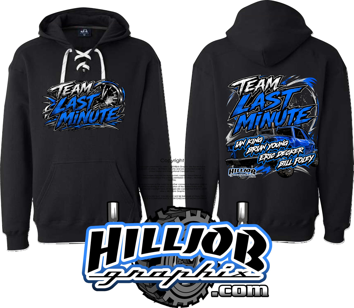 #412 Team Last Minute Hockey Hoodie