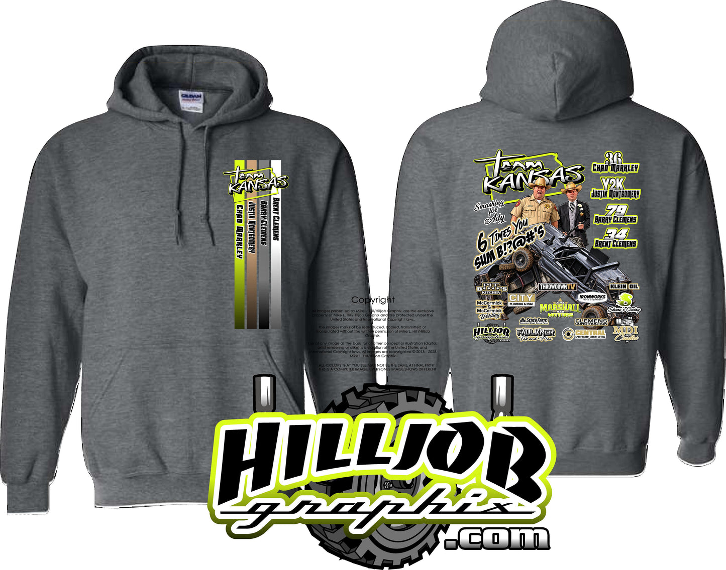 #423 Team Kansas Hoodie
