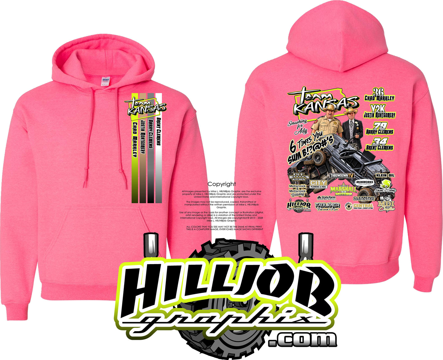 #423 Team Kansas Hoodie