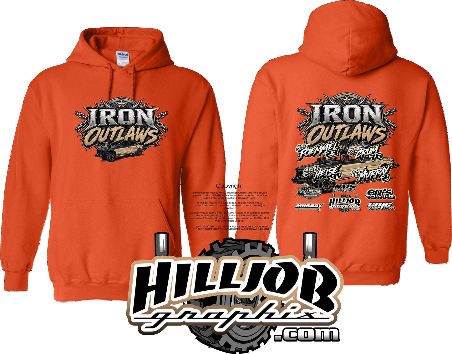 #420 Team Iron Outlaws Hoodie