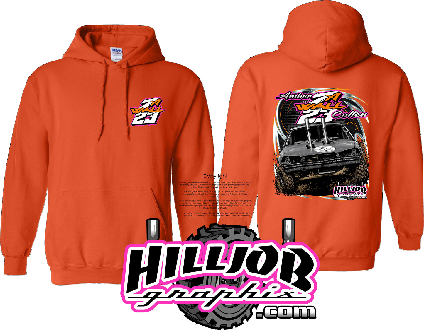#403 Amber and Colten Wall Hoodie
