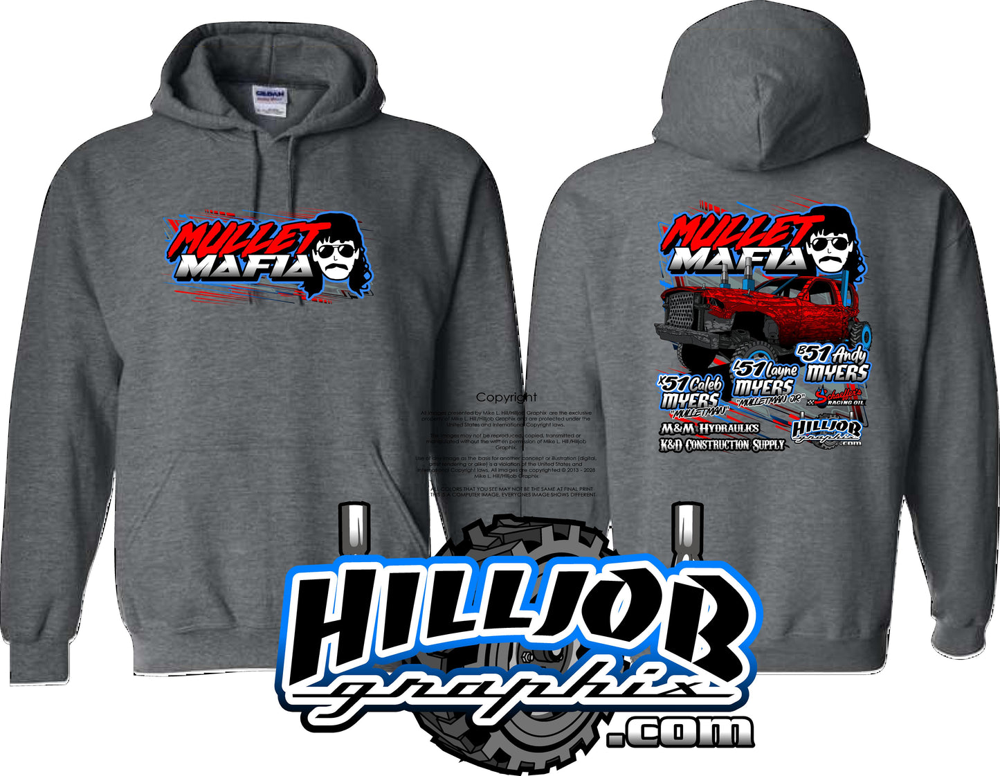 #381 Mullet Mafia Hoodie