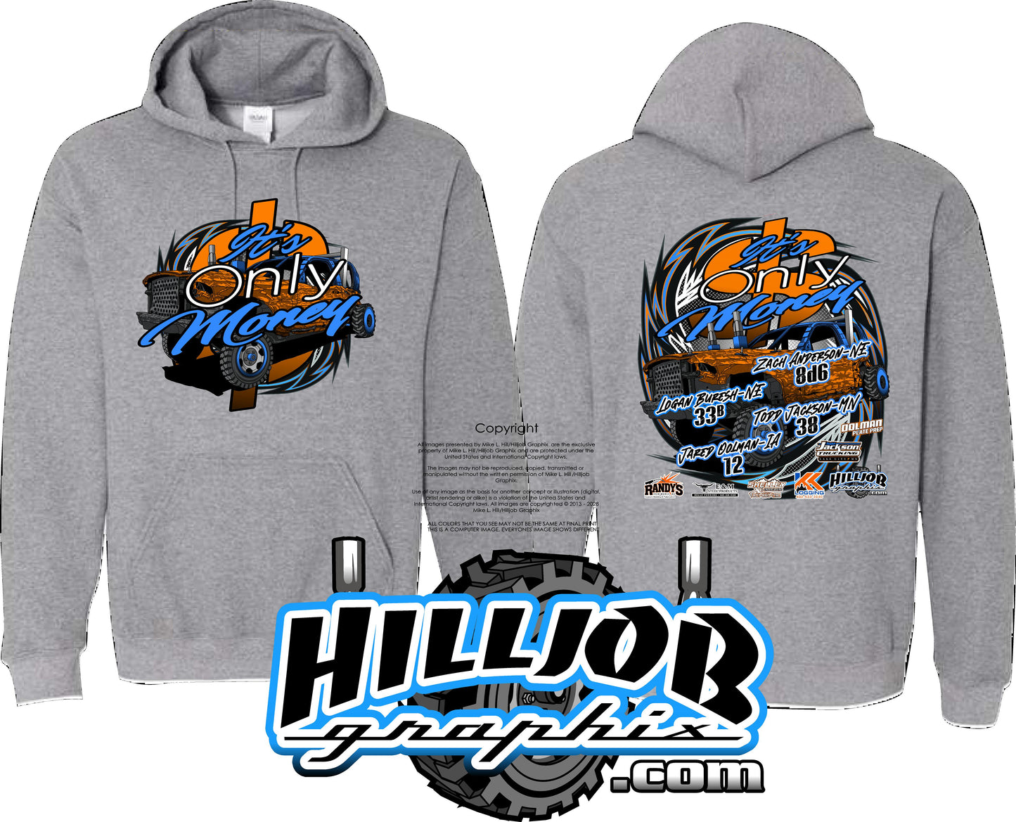 #411 Team Its Only Money Hoodie