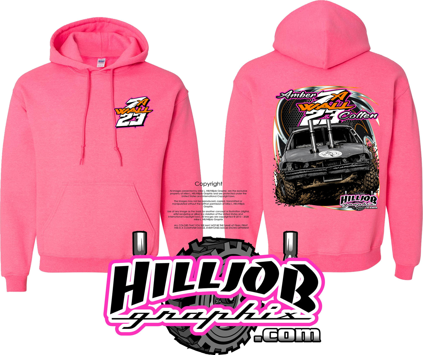 #403 Amber and Colten Wall Hoodie