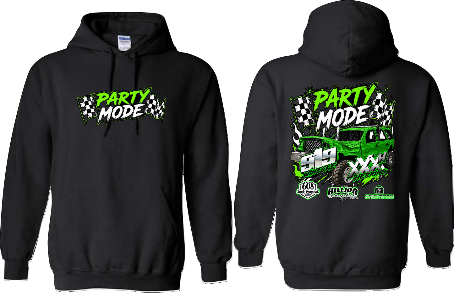 #393 Team Party Mode Hoodie