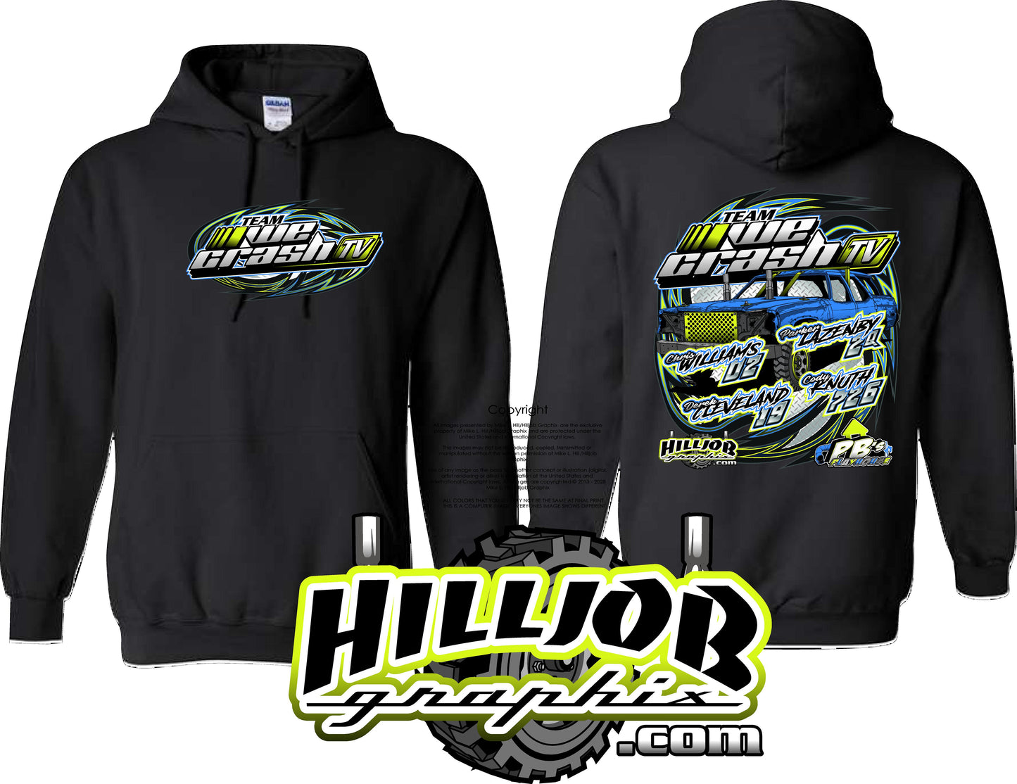 #316 Team WeCrash TV Hoodie