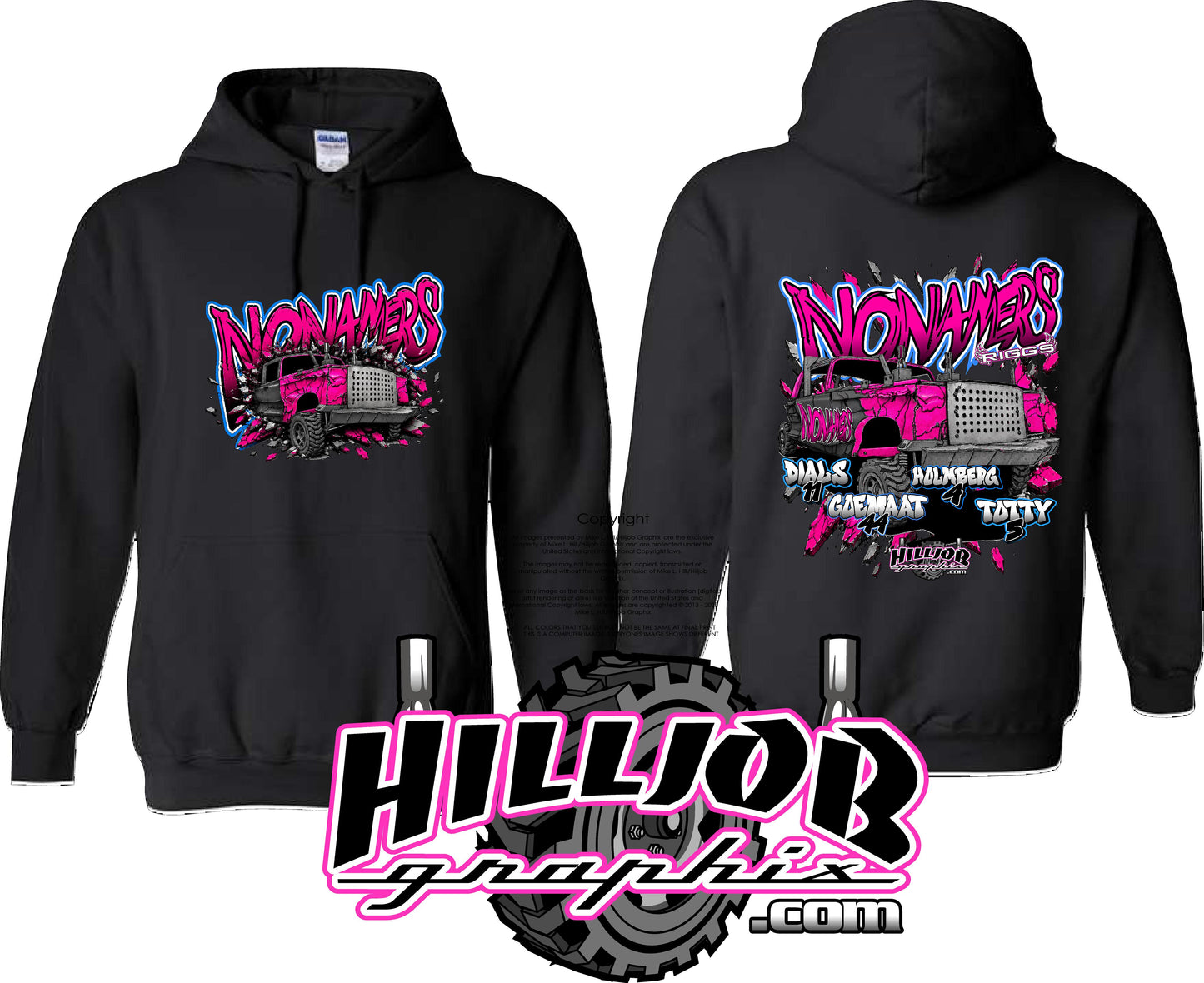 #408 Team Nonamers Hoodie