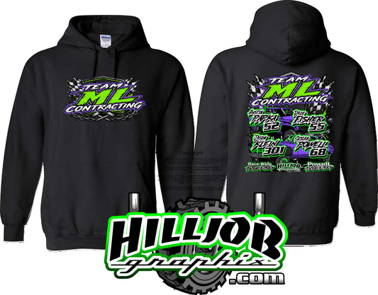 #406 Team ML Contracting Hoodie
