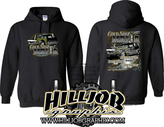#235 Gold Nose Mafia Hoodie