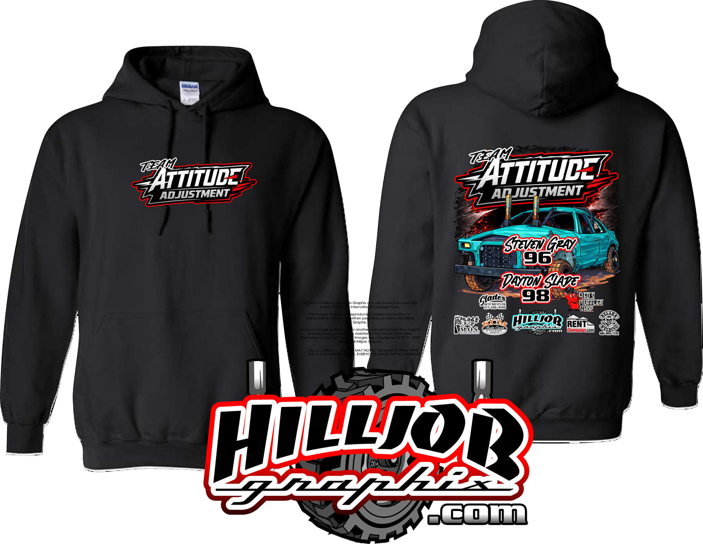 #342 Team Attitude Adjustment Hoodie