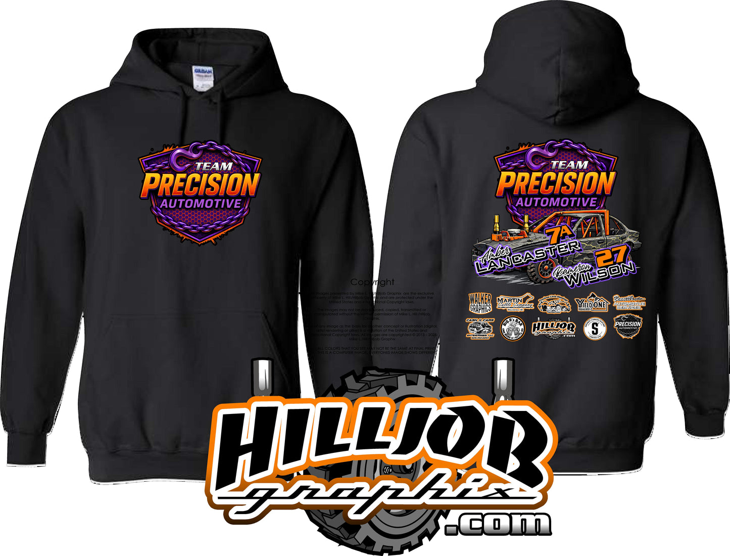 #347 Team Precision Automotive Hoodie