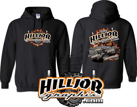 #407 Team Hilljob Graphix Trucks Gold Rush Hoodie