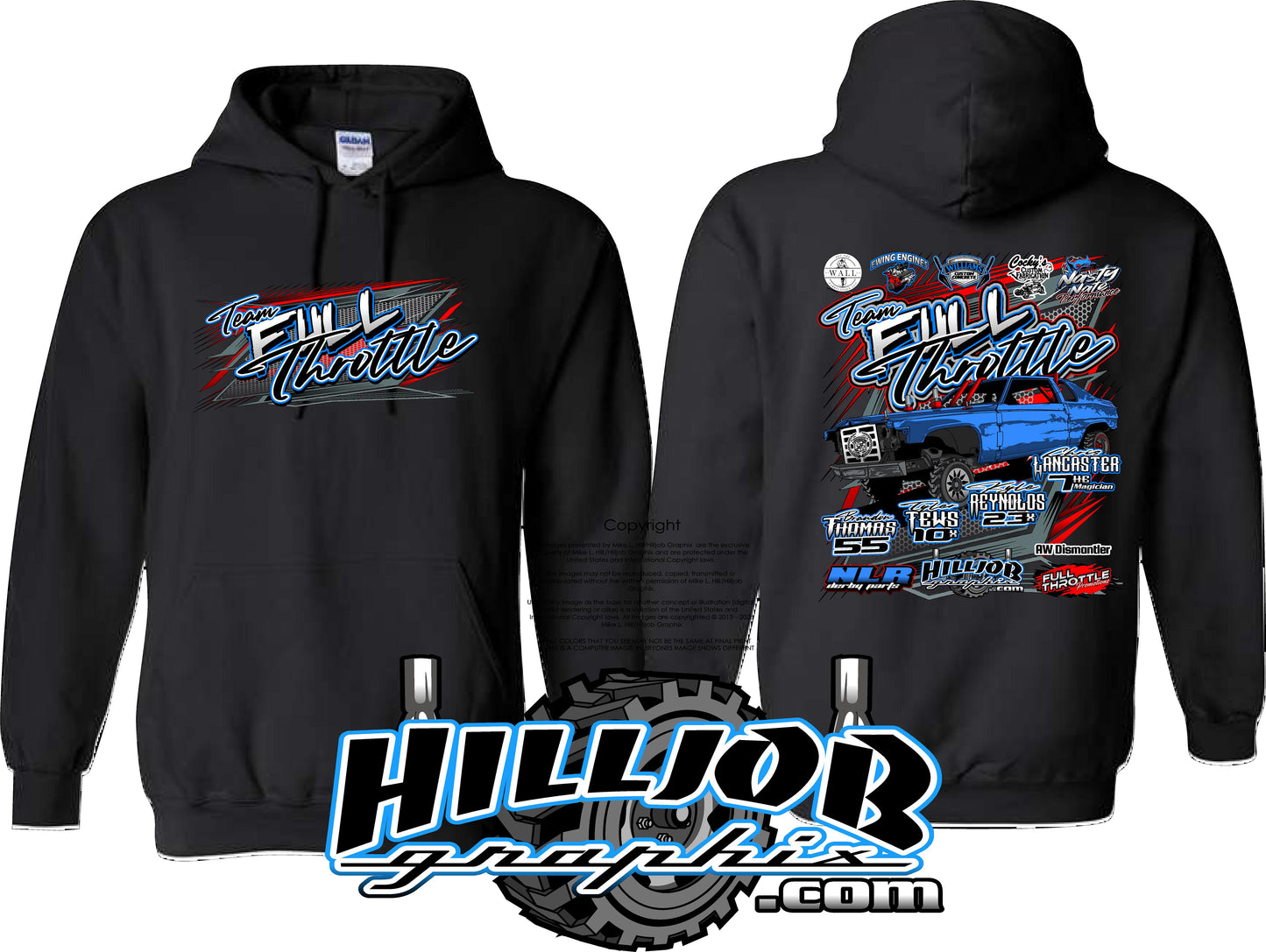 #405 Team Full Throttle Hoodie