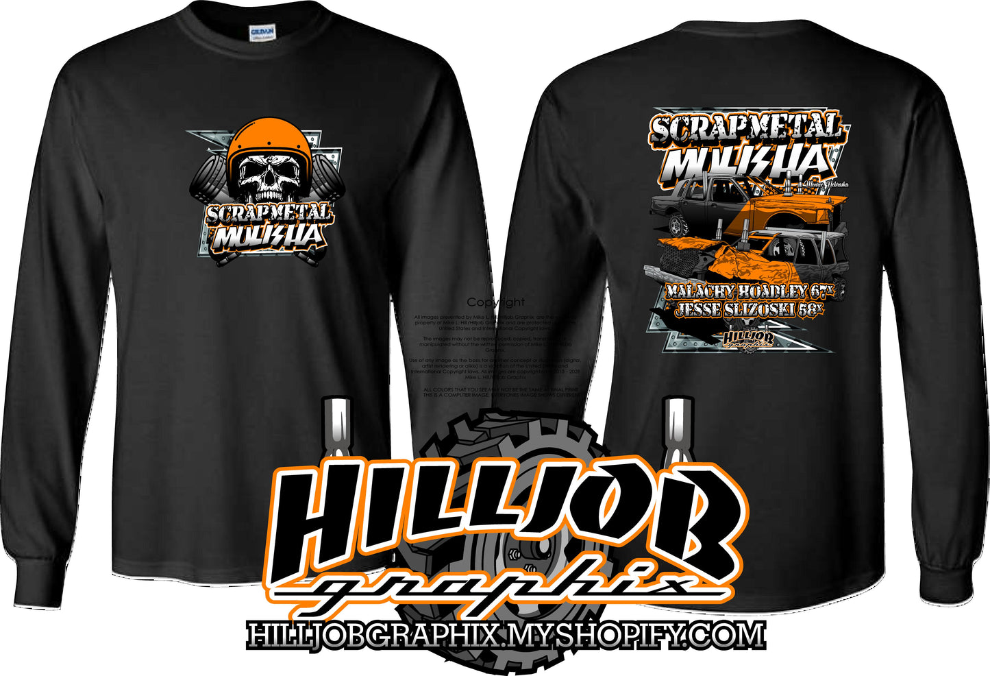 #237 Team Scrapmetal Mulisha Long Sleeve T-shirt