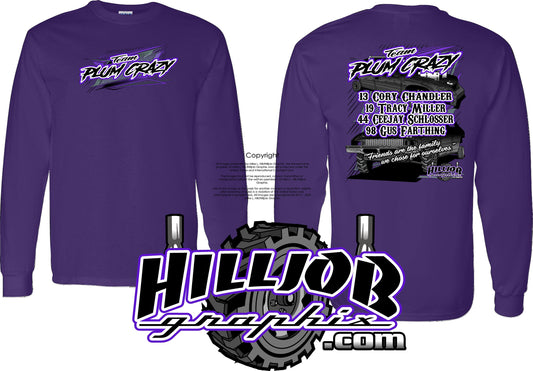 #262 Team Plum Crazy Long Sleeve Shirt