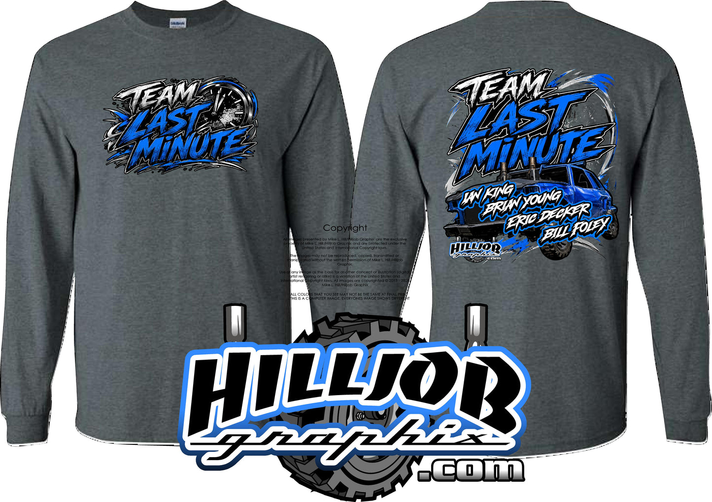 #412 Team Last Minute Long Sleeve T-shirt