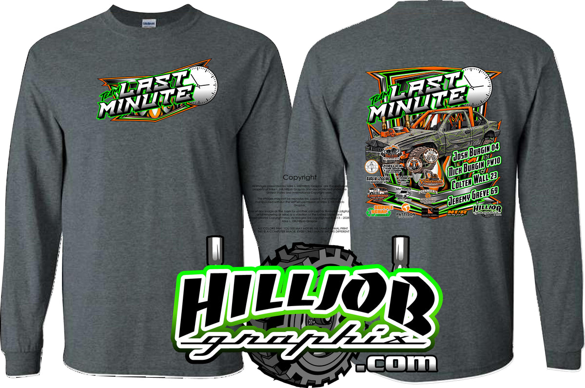 #433 Team Last Minute Compact Long Sleeve T-shirt