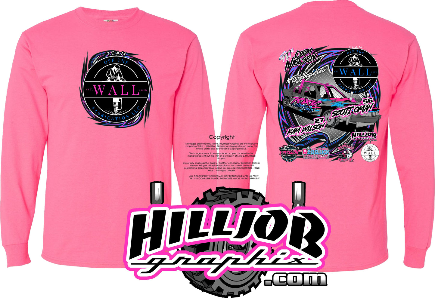 #382 Team Off the Wall Long Sleeve T-shirt