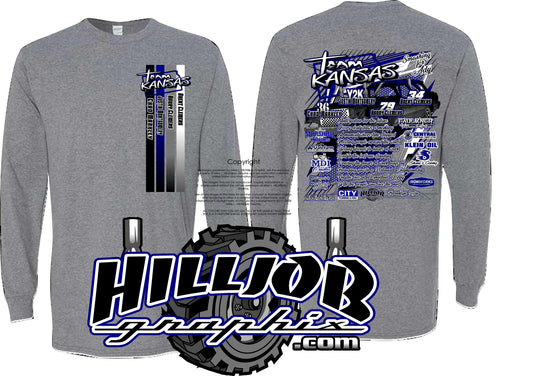 #301 Team Kansas Long Sleeve T-shirt