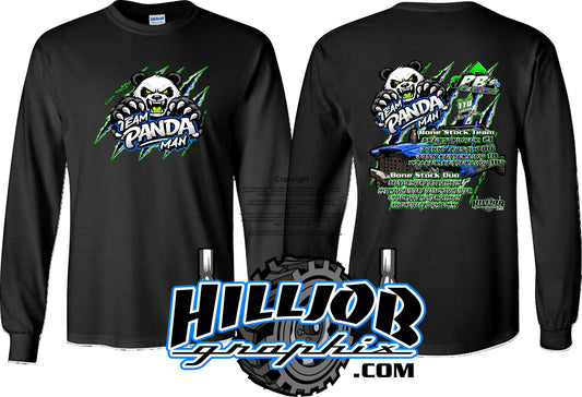 #422 Team Panda Man Long Sleeve T-shirt