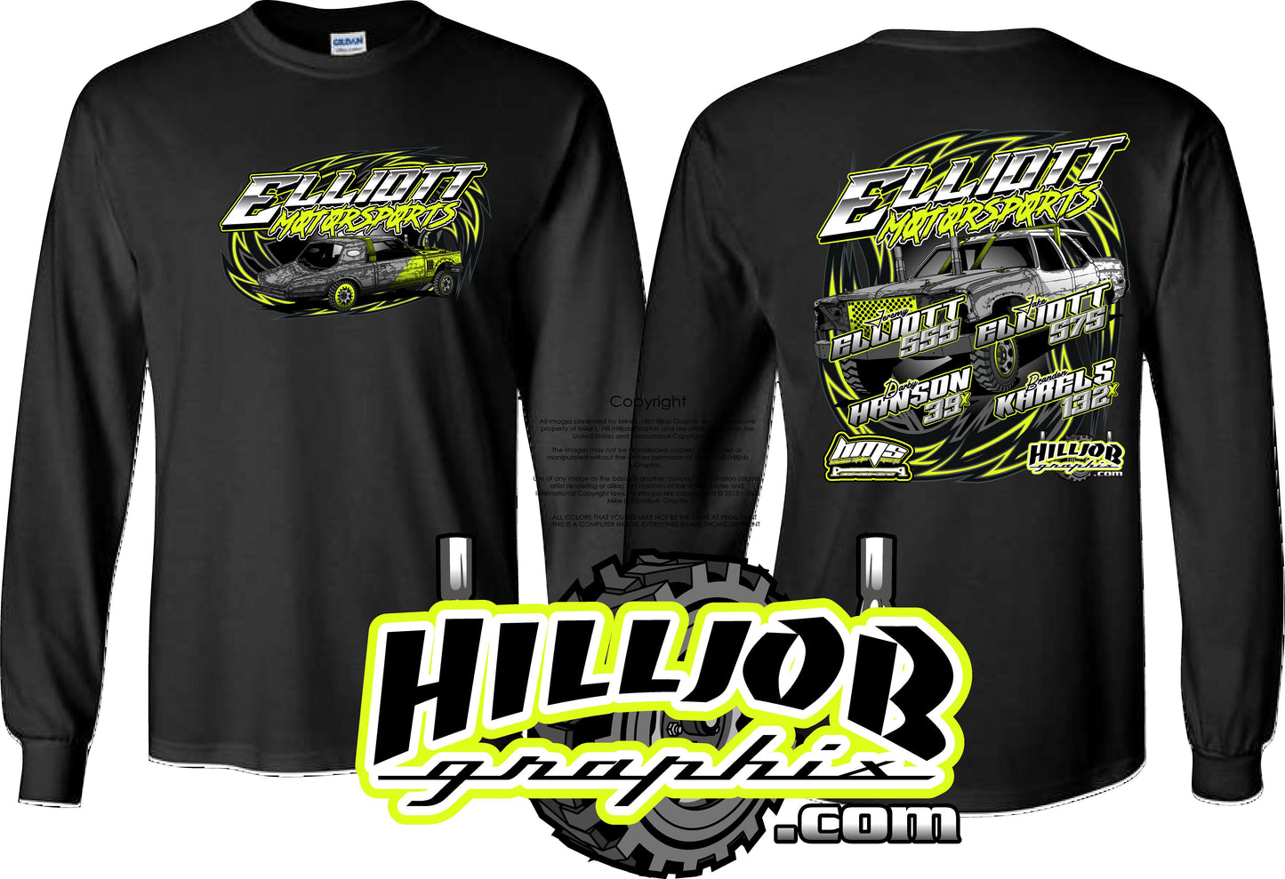 #356 Team ELLIOTT MOTORSPORTS  Long Sleeve T-shirt