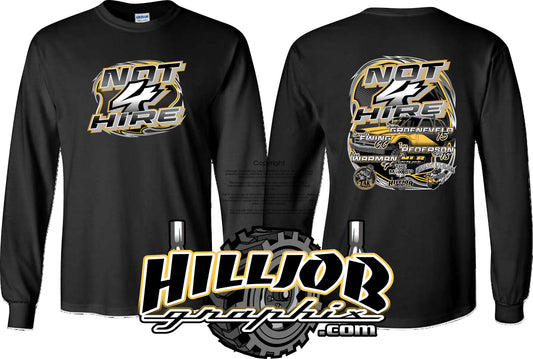 #267 Not 4 Hire Long Sleeve T-shirt