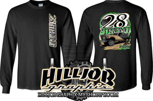 #377 28 STRONG  Gary Russell Long Sleeve T-shirt