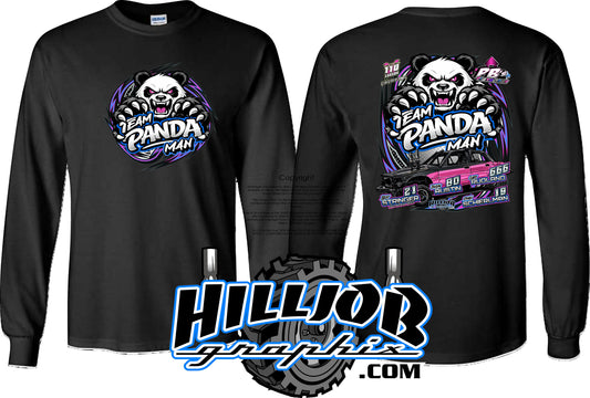 #346 Team Panda Man Long Sleeve T-shirt