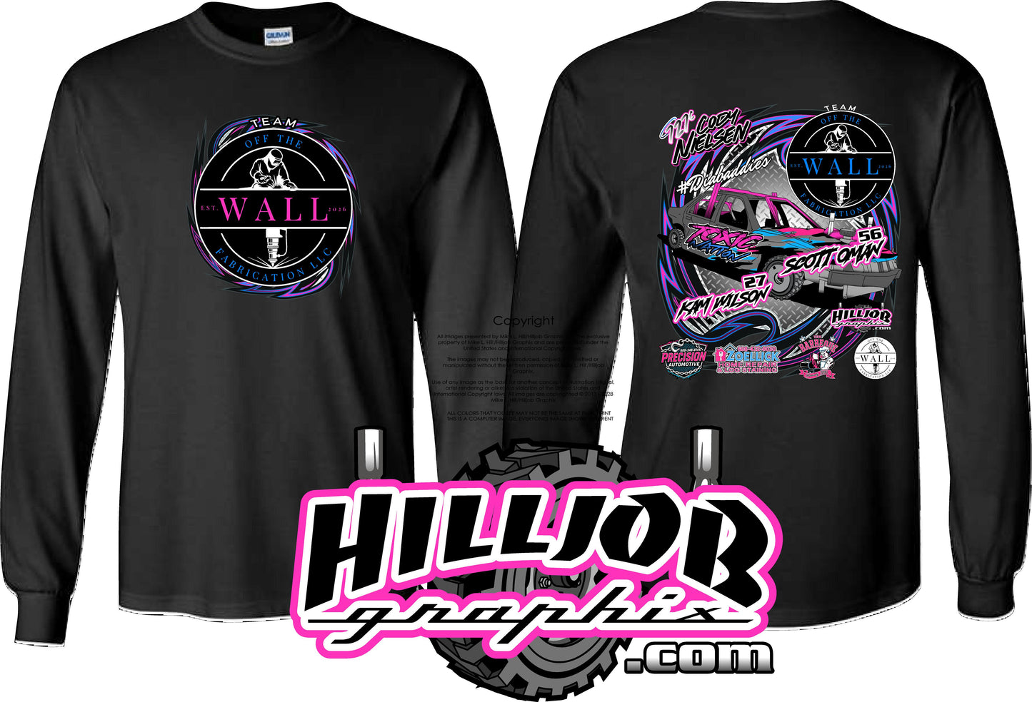 #382 Team Off the Wall Long Sleeve T-shirt