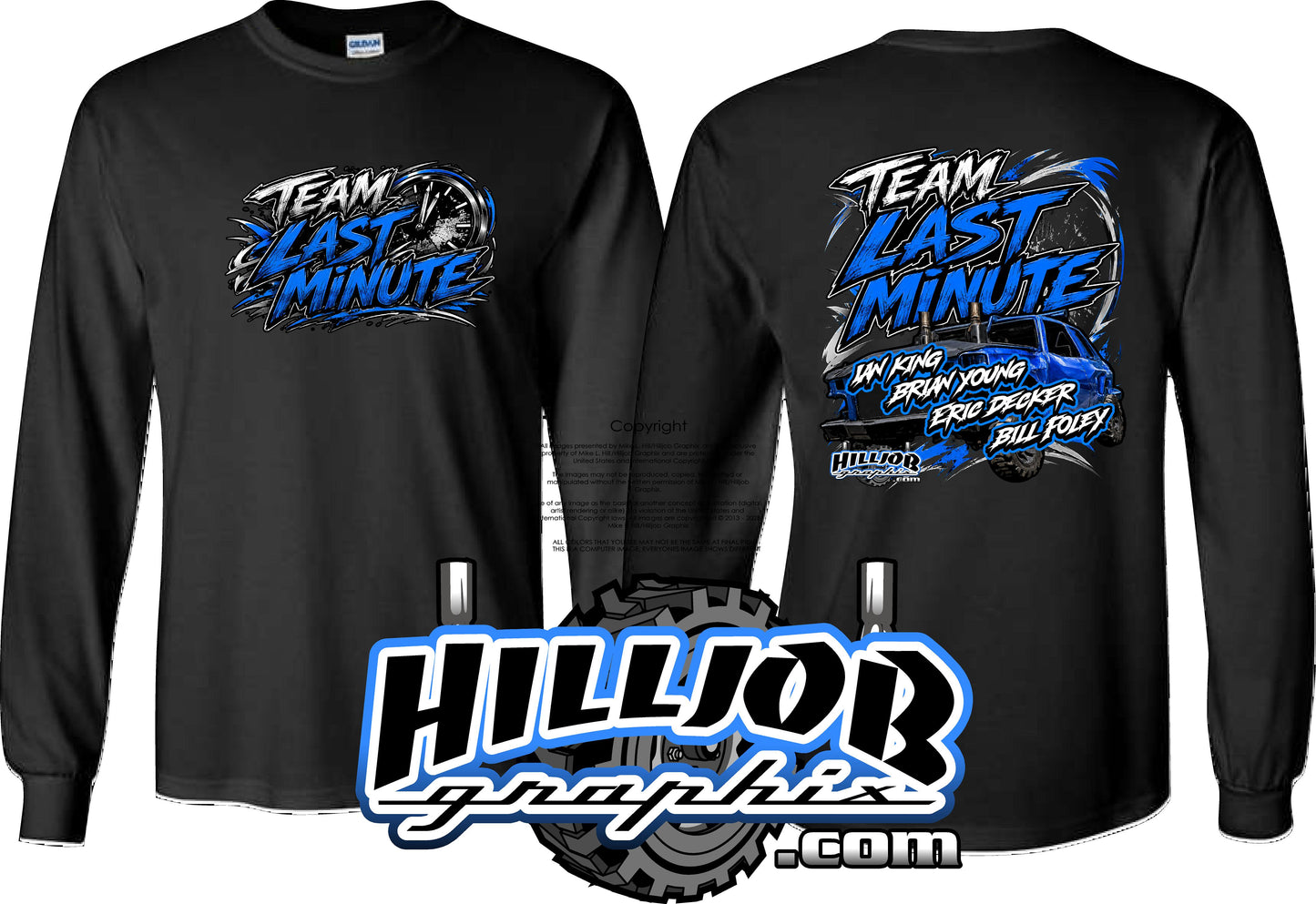 #412 Team Last Minute Long Sleeve T-shirt