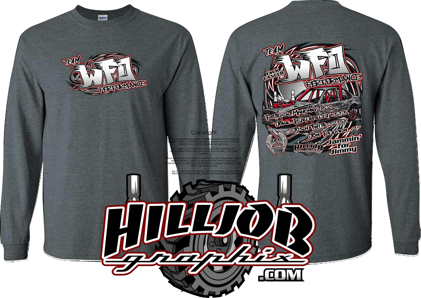#355 Team WFO Long Sleeve T-shirt