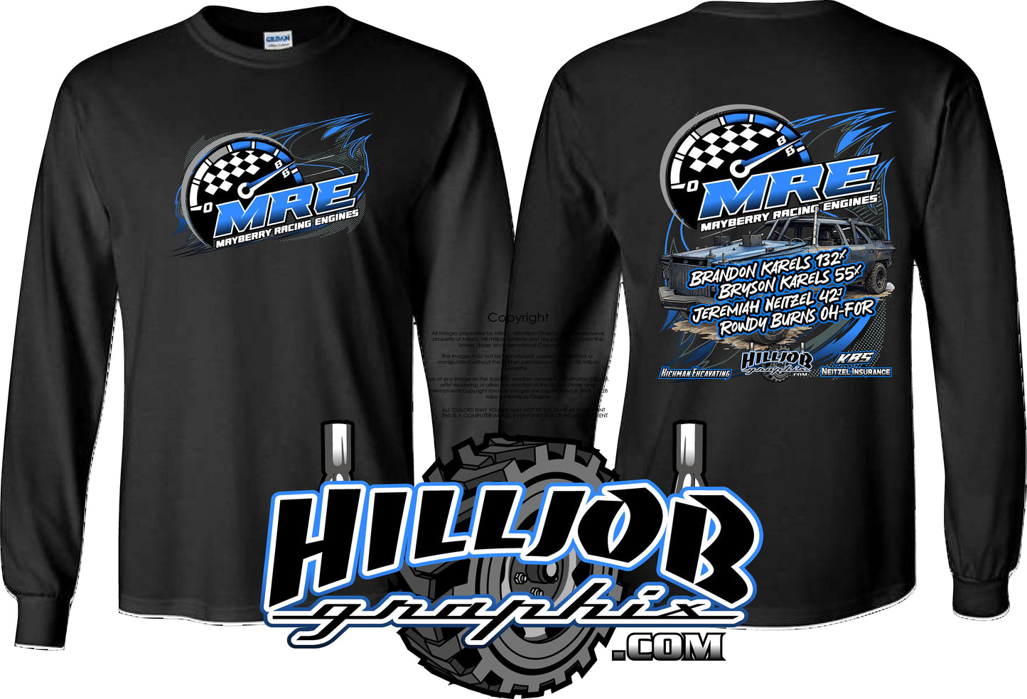 #400 Team MRE Long Sleeve T-shirt