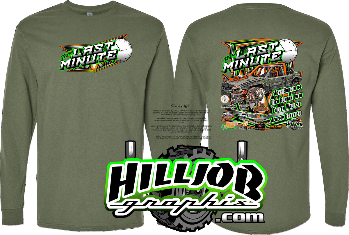 #433 Team Last Minute Compact Long Sleeve T-shirt