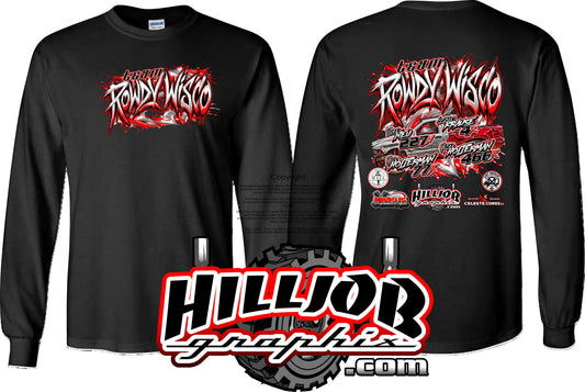 #434 Team Rowdy Wisco Long Sleeve T-shirt