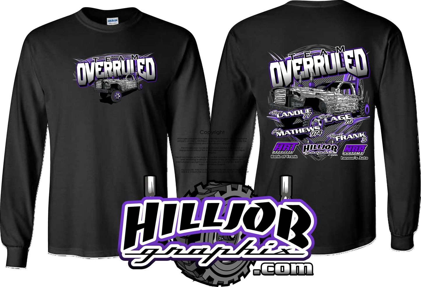 #404 Team Overruled Long Sleeve T-shirt