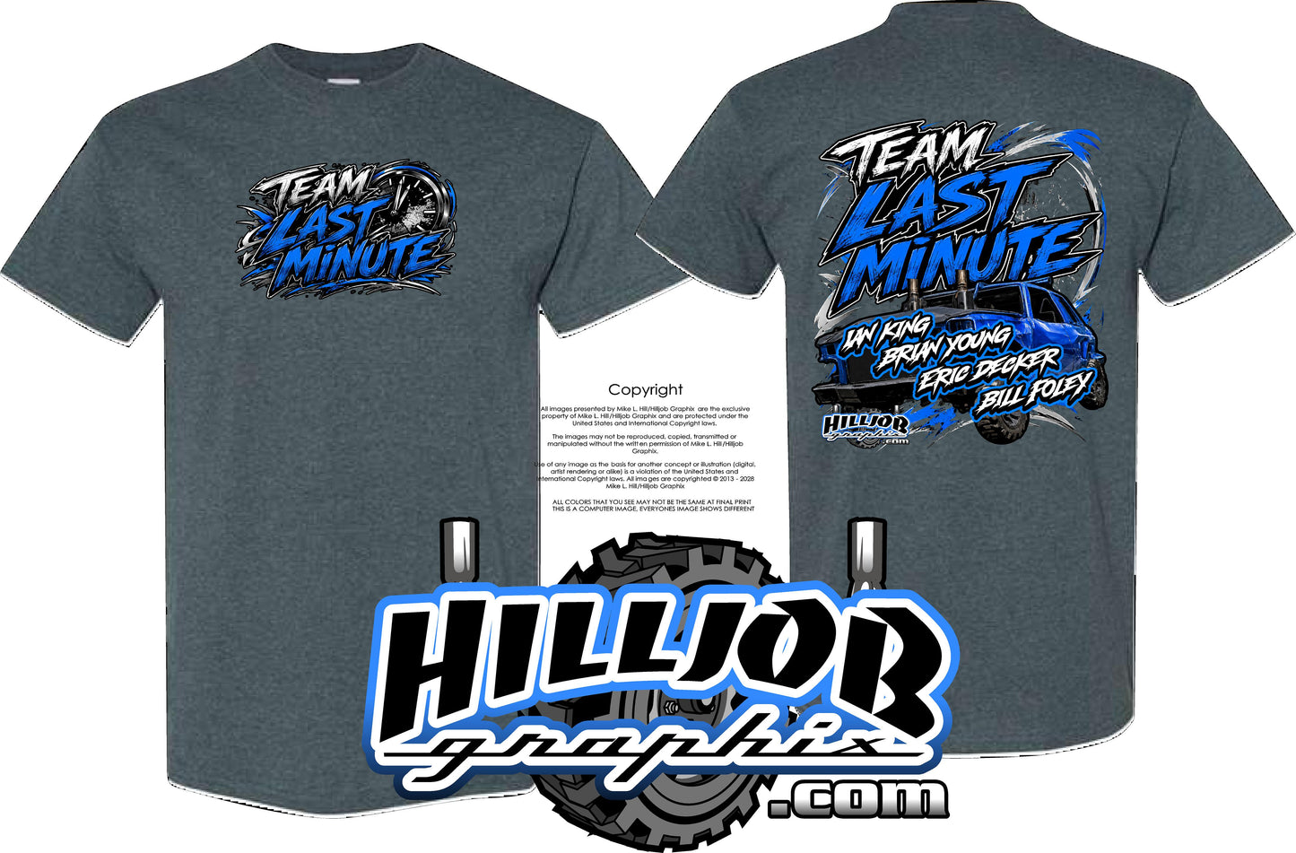 #412 Team Last Minute T-shirt