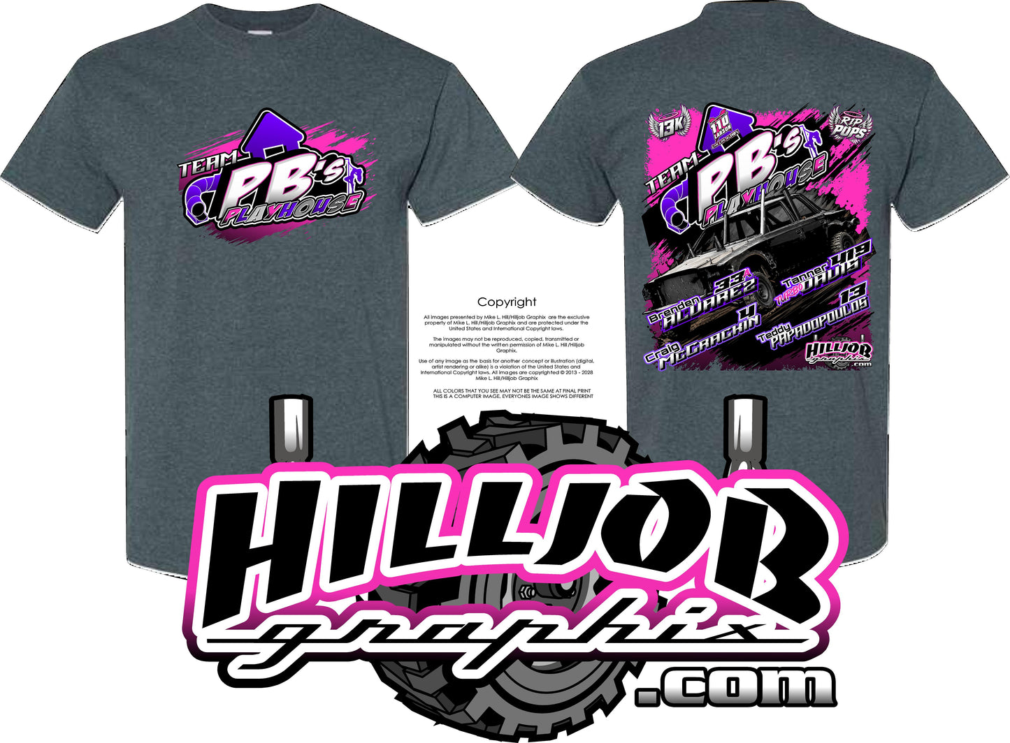 #409 Team PB's Playhouse T-shirt