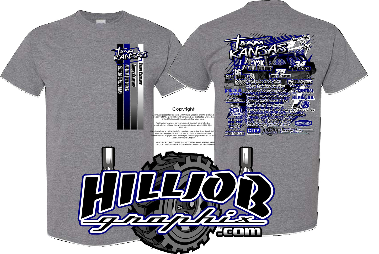 #301 Team Kansas T-shirt