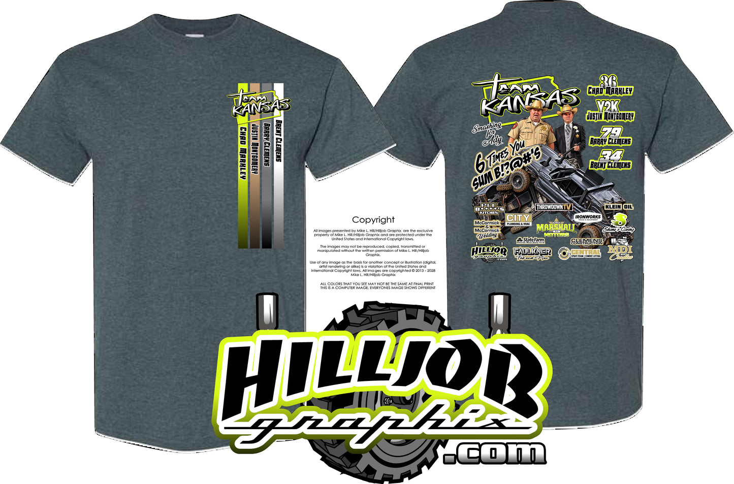 #423 Team Kansas T-shirt