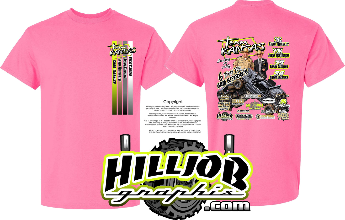 #423 Team Kansas T-shirt