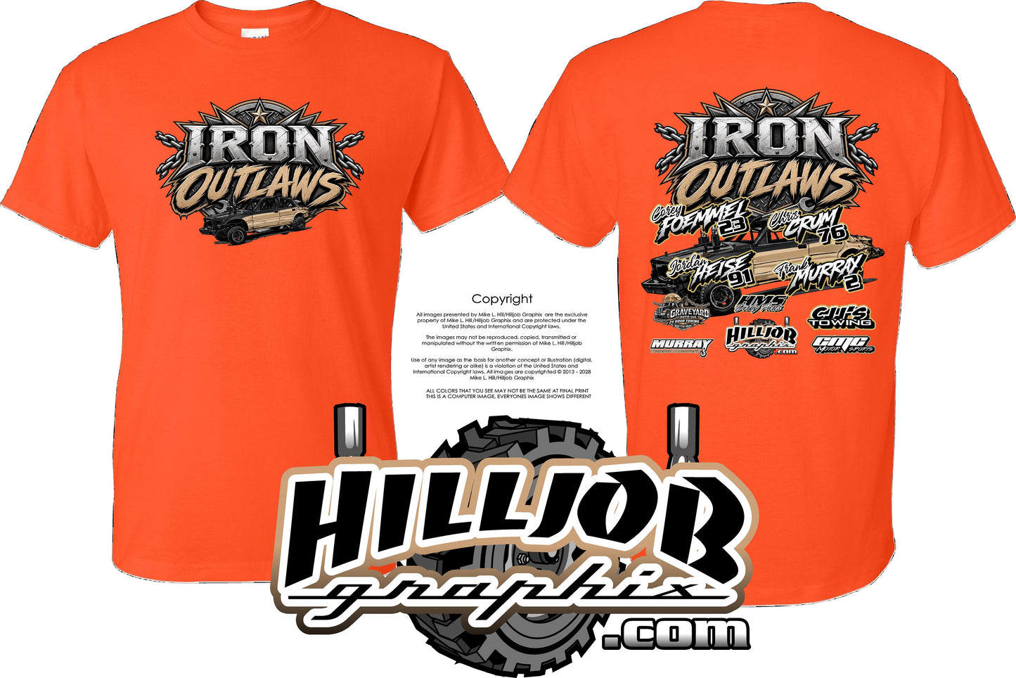 #420 Team Iron Outlaws T-shirt
