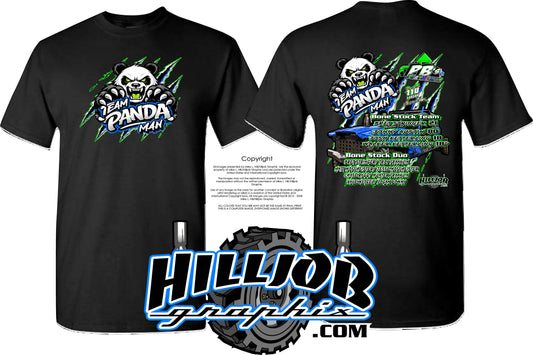 #422 Team Panda Man T-shirt