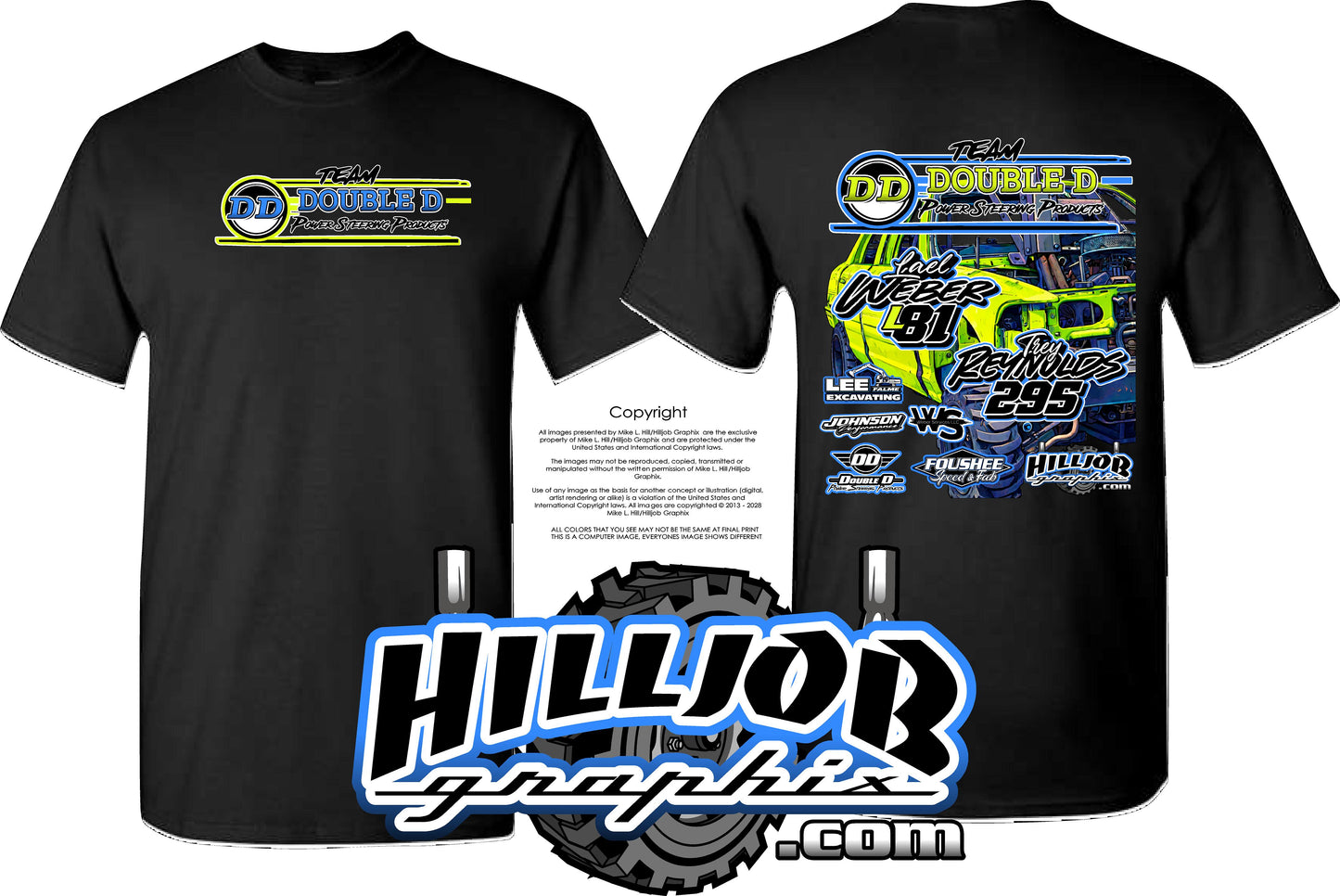 #351 Team Double D T-shirt