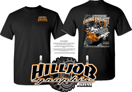 #414 Ewing Engines T-shirt