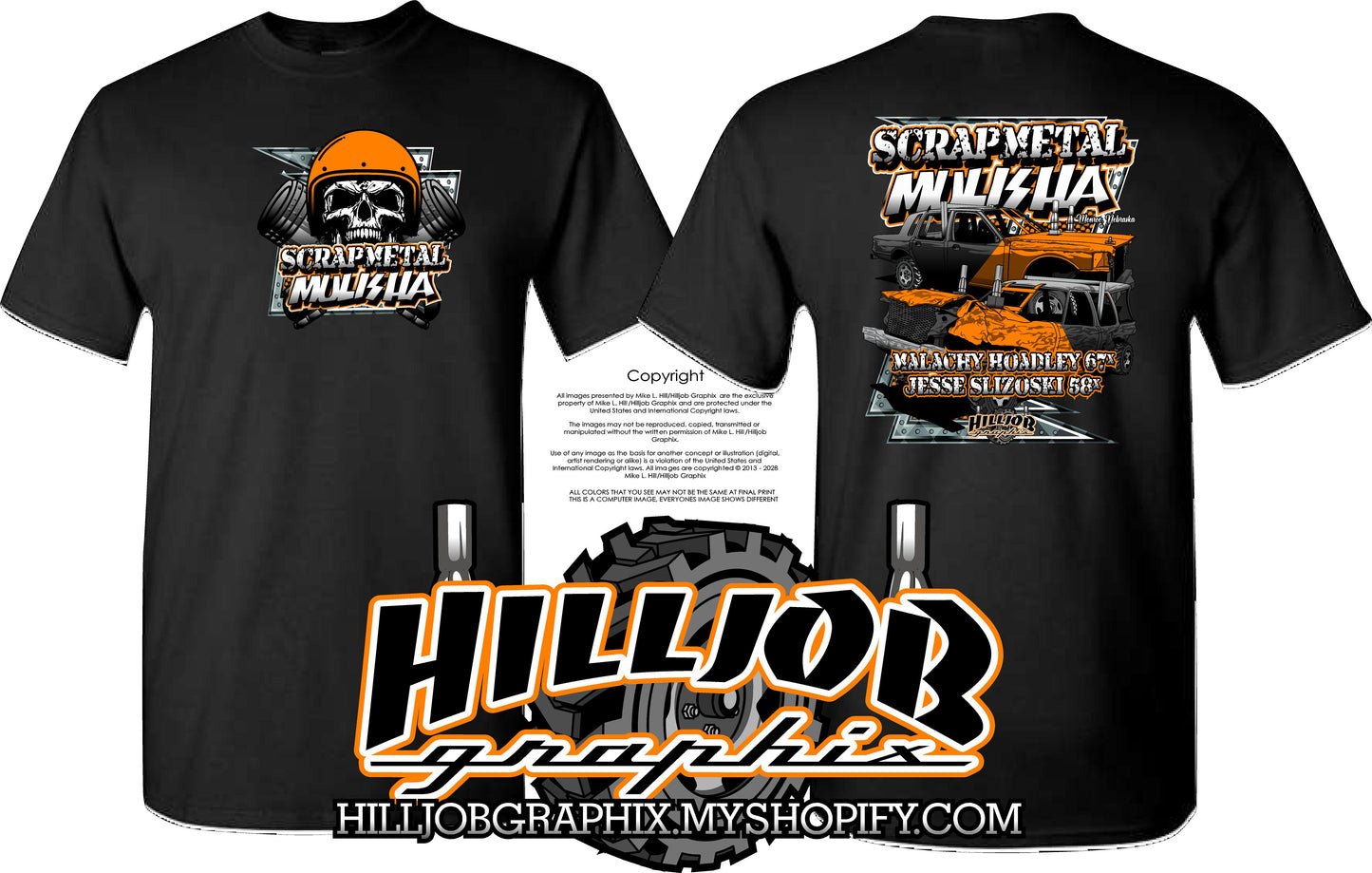#237 Team Scrapmetal Mulisha T-shirt