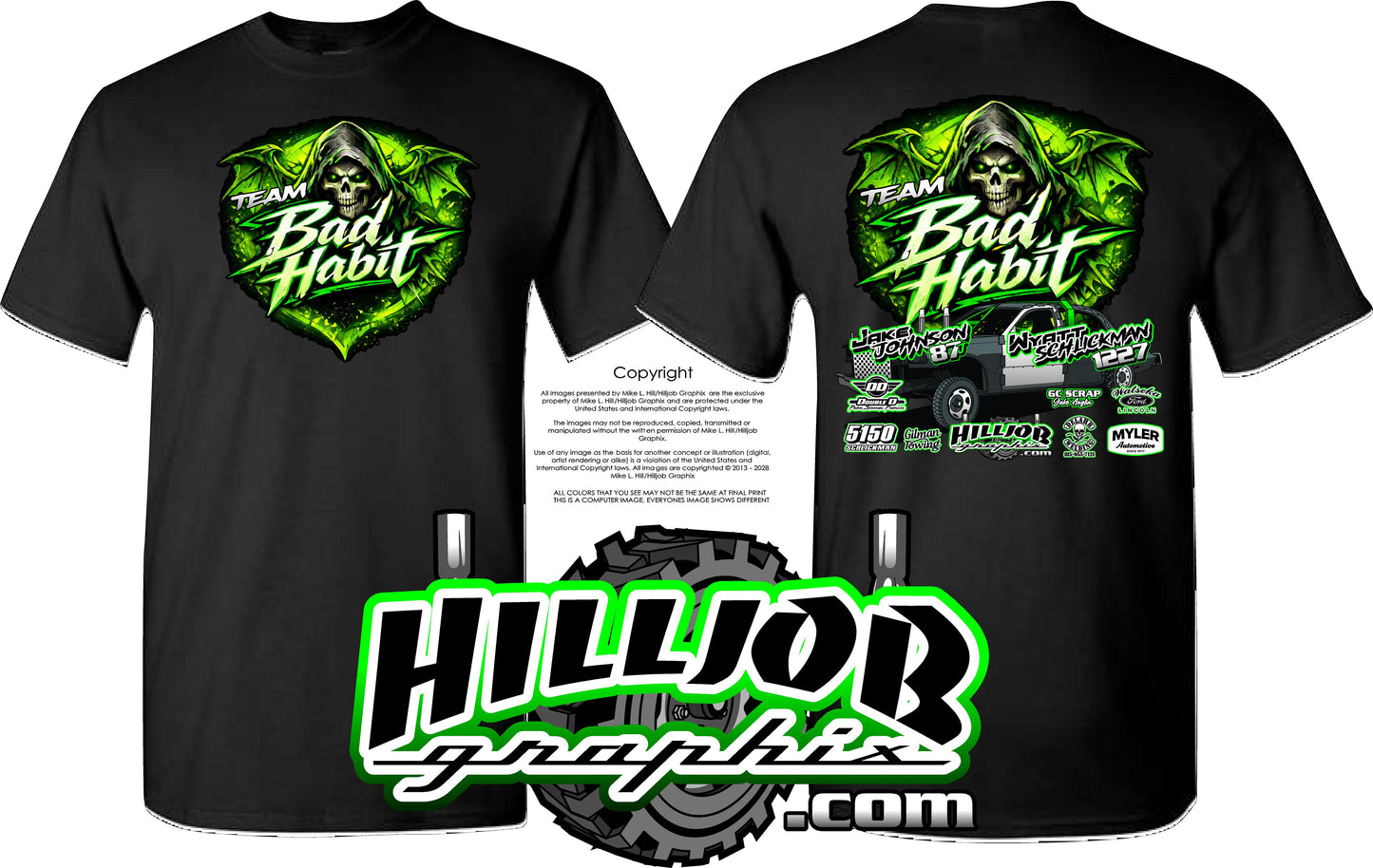 #348 Team Bad Habit T-shirt