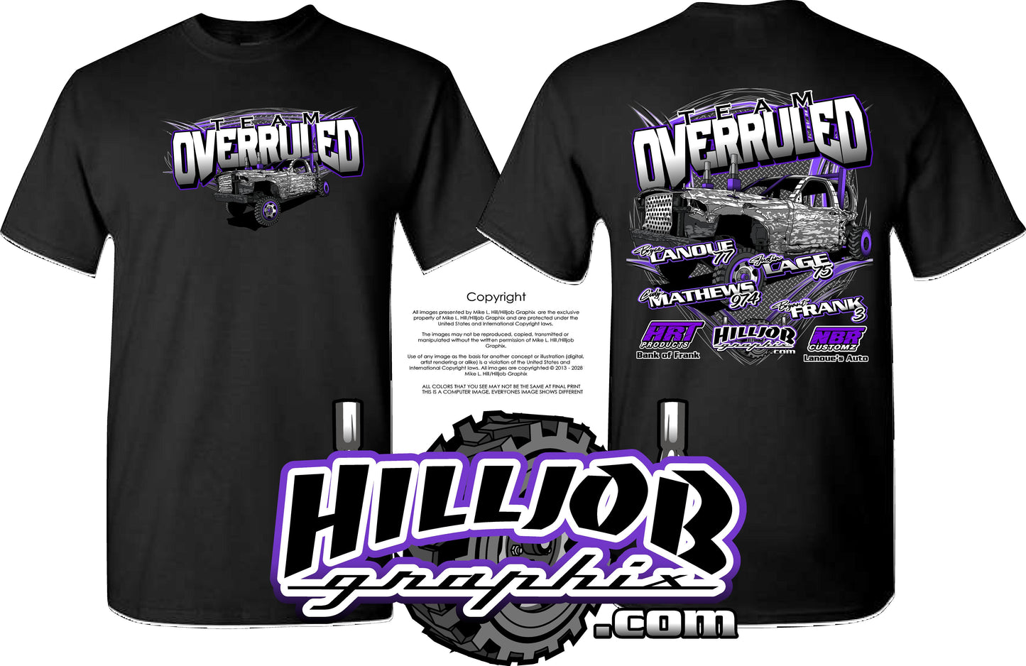 #404 Team Overruled T-shirt